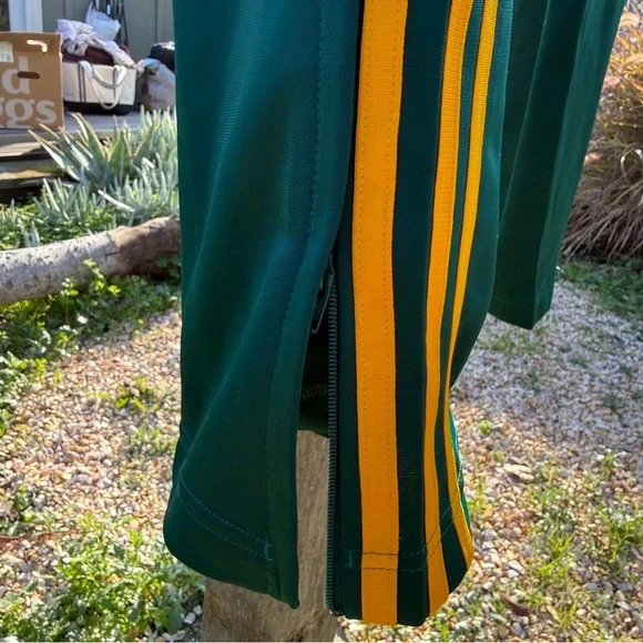 Adidas Green Firebird Track Pants - Picture 5 of 6